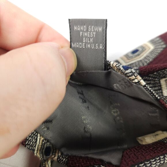 2 Robert Talbott Geometric Silk Mens Ties Made in the USA 58" x 4" - Picture 4 of 9